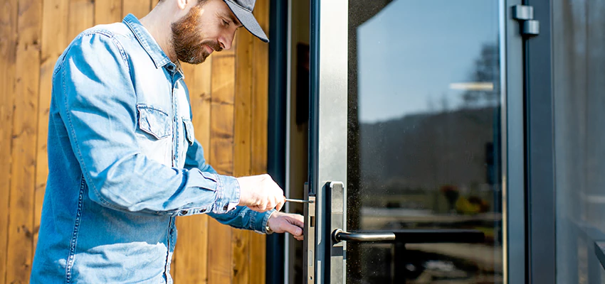 Frameless Glass Storefront Door Locks Replacement in Danville, CA